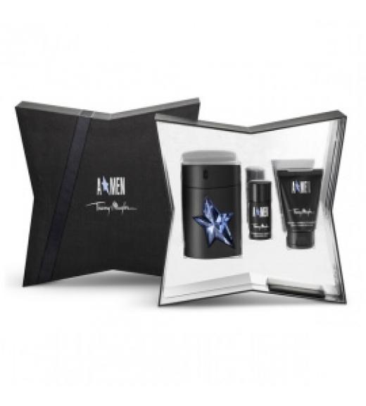 THIERRY MUGLER Amen gift set EDT 100 ml RUBBER and SHOWER SHAMPOO 100 ml AND DEOSTICK 20 ml